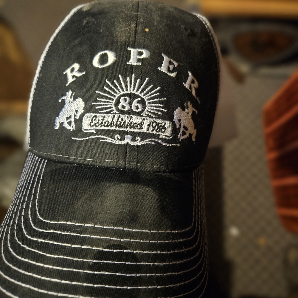 Roper Clothing Co Snapback Mesh Trucker Hat